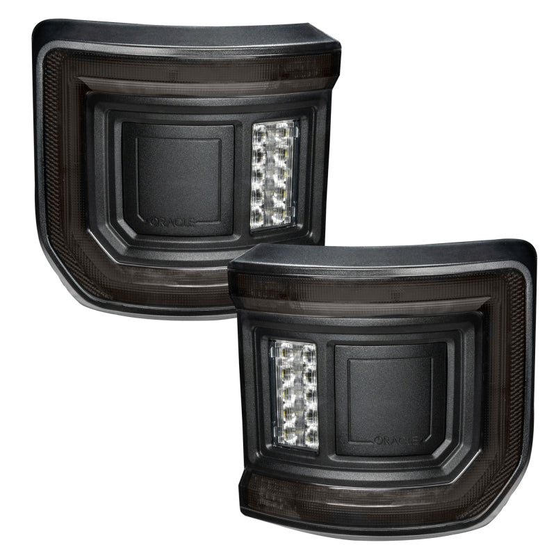 Oracle Lighting Flush Mount LED Tail Lights: Jeep Gladiator 2020-2024 w/ Tinted Lens