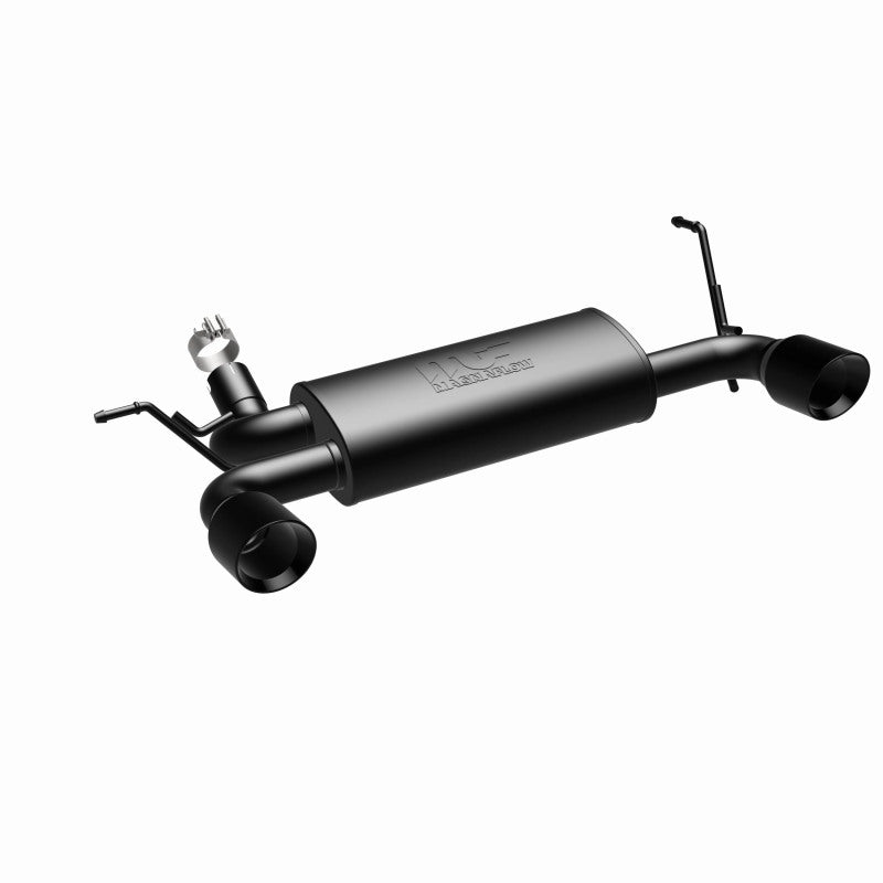 Magnaflow Street Series Axle-Back Perf Exhaust Dual Split Exit Black Tips (REAR): Jeep Wrangler JK 2007-2018 3.6L/3.8L