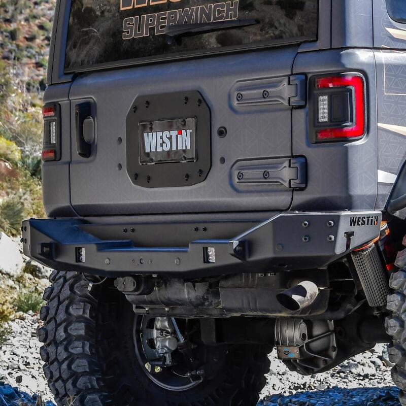 Westin Spare Tire Delete Plate | Jeep Wrangler (18-25) JL / (07-18) JK (59-761205)