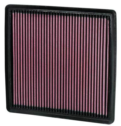 K&N High-Flow Drop-In Air Filter | Ford F-150 (09-13) / F-250/F-350/450/550 Super Duty (08-13) / F-150 Raptor (10-13, 17-20, 21-23, 24-26) (33-2385)