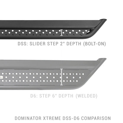 Go Rhino 73in Dominator Extreme DSS Sliders | Ford Bronco (21-26) (DSS60073T)