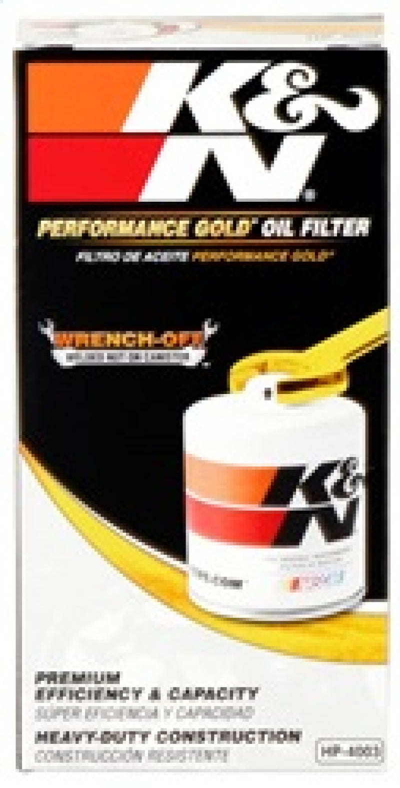 K&N Engineering Perf Gold Oil Filter: Fits Dodge Ram 2500 / 3500 (94-24)