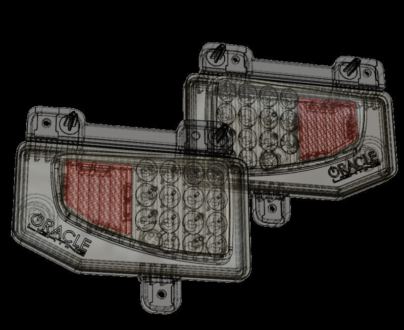 Oracle Lighting Rear Bumper LED Reverse Lights: Jeep Gladiator 2020-2024