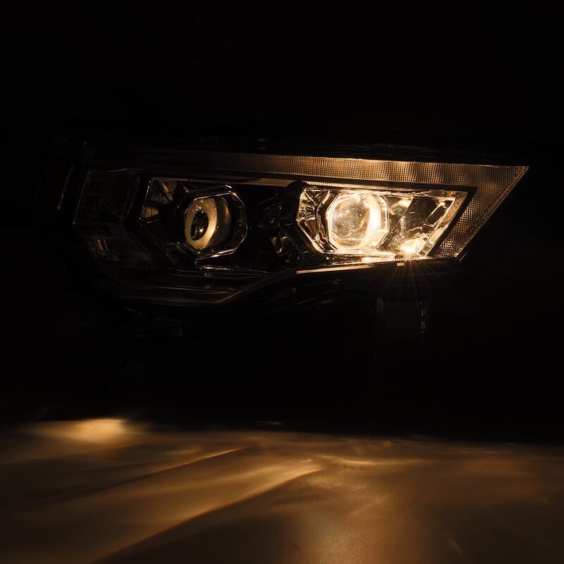 AlphaRex PRO-Series Halogen Projector Headlights Alpha-Black | Toyota 4Runner MK II (14-20) (880850)