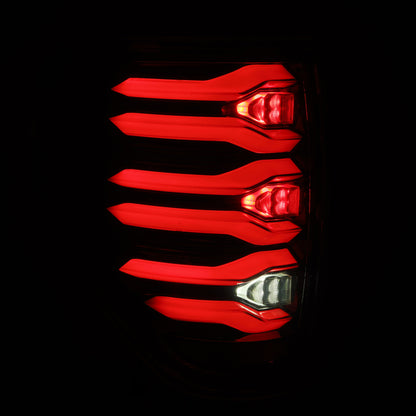 AlphaRex LUXX-Series LED Tail Lights Alpha-Black | Ford F150 (09-14) (653080)