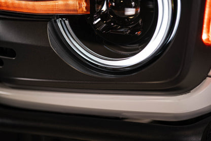 DV8 Offroad Black Headlights | Ford Bronco (21-26) (HLCBR-01)
