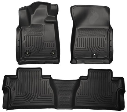 Husky Liners WeatherBeater Front & 2nd Seat Floor Liners | Toyota Tundra (14-18 / 19-21) (99561)