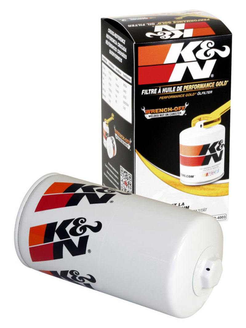 K&N Engineering Perf Gold Oil Filter: Fits Dodge Ram 2500 / 3500 (94-24)