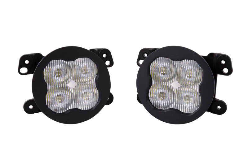 Diode Dynamics SS3 Pro Type M White SAE Fog Kit (F&R): Fits Chrysler / Dodge / Jeep (05-24)