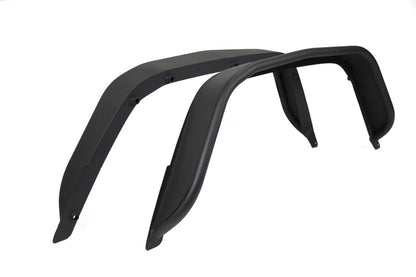 Rugged Ridge Steel Tube Rear Fender Flare Kit (REAR): Jeep Gladiator (18-26) - Black