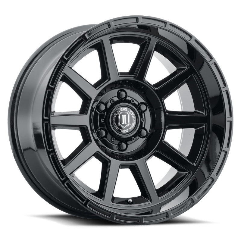 ICON Recoil 20x10 6x5.5 -24mm Offset Gloss Black Wheel | Ford Bronco (21-26) (6220108345GB)