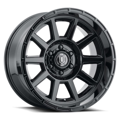 ICON Recoil 20x10 6x5.5 -24mm Offset Gloss Black Wheel | Ford Bronco (21-26) (6220108345GB)