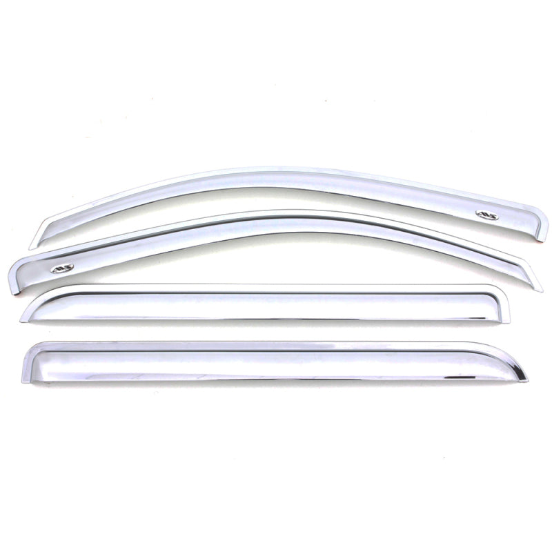 AVS Chrome Ventvisor Outside Mount Window Deflectors | Toyota Tundra (07-18 / 19-21) (684309)