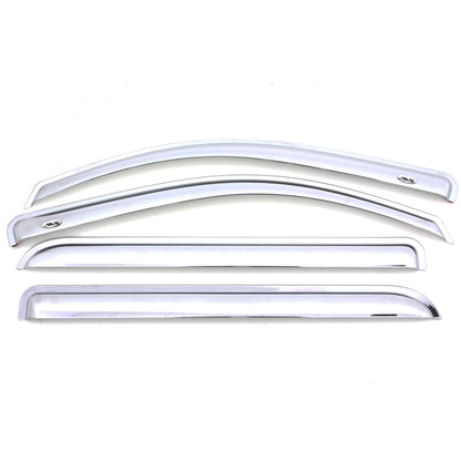 AVS Chrome Ventvisor Outside Mount Window Deflectors | Toyota Tundra (07-18 / 19-21) (684309)