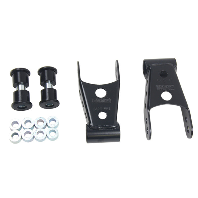 Belltech 1in / 2in Rear Drop Shackle Kit | Ford F-150 (13-20) (6426)