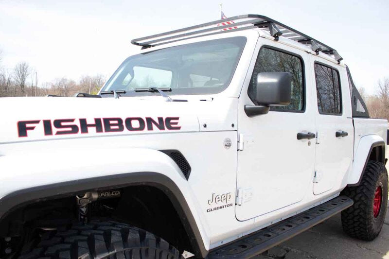 Fishbone Offroad Chase Rack w/ Molle Panel: Jeep Gladiator 2020-2024