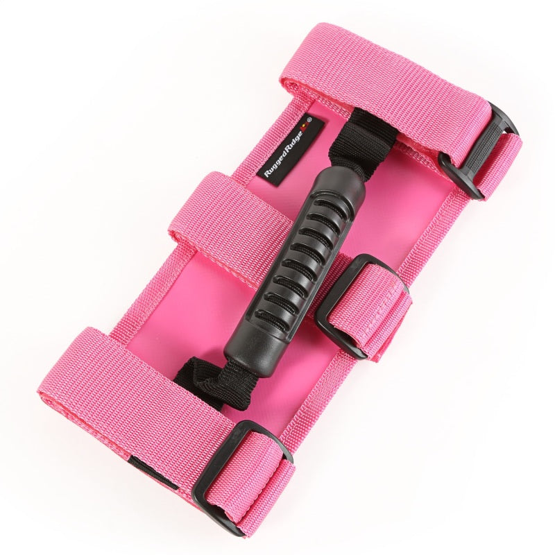 Rugged Ridge Pink Ultimate Grab Handles | Jeep Gladiator JT / Wrangler JK / JL (20-25 / 07-18) (13505.01)