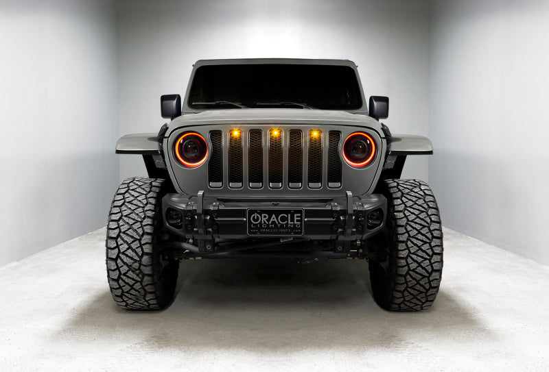 ORACLE Lighting Bi-LED Projector Headlights w/ BC1 Controller: Jeep Gladiator / Wrangler JL (18-24)
