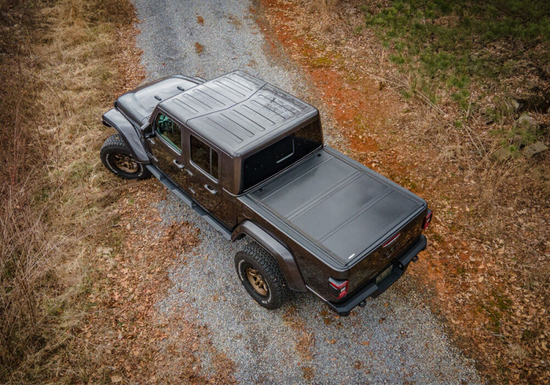 UnderCover Armor Flex Hard Folding Bed Cover 5ft (FITS) Matte Black: Jeep Gladiator (18-26)