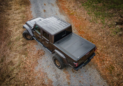 UnderCover Armor Flex Hard Folding Bed Cover 5ft (FITS) Matte Black: Jeep Gladiator (18-26)
