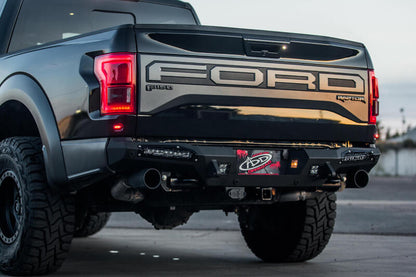 Addictive Desert Designs HoneyBadger Rear Bumper w/ 10in SR LED Mounts | Ford F-150 Raptor (17-20)