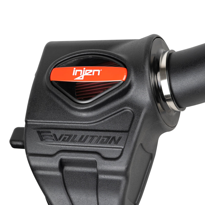 Injen EVO Evolution Cold Air Intake System Oiled Filter (INLET): RAM 1500 2019-2024 5.7L VVT HEMI