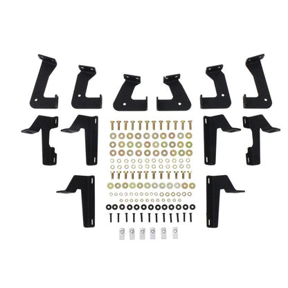 Westin Heavy Duty Textured Black Drop Nerf Step Bars: Jeep Wrangler JL Unlimited 2018-2024
