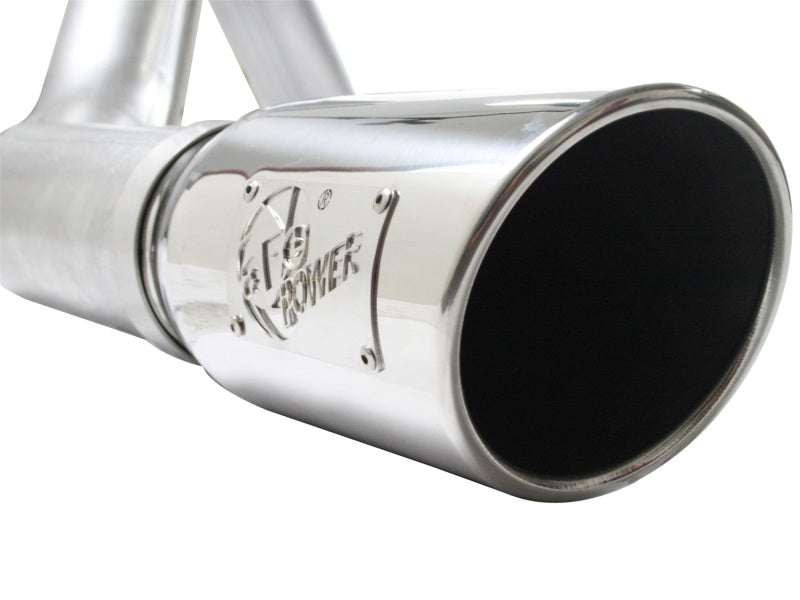 aFe 4in Aluminized Steel Cat-Back Exhaust | Ford F-150 V6 3.5L (11-13) (49-03041-P)