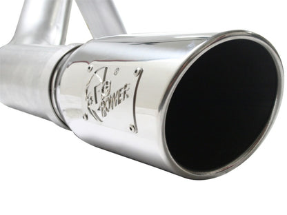 aFe 4in Aluminized Steel Cat-Back Exhaust | Ford F-150 V6 3.5L (11-13) (49-03041-P)