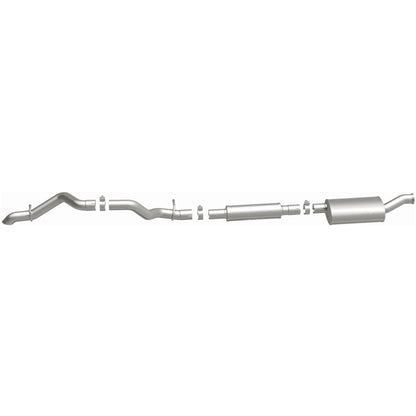 MagnaFlow Overland Cat-Back Perf Exhaust No-Tip Exit (REAR): Jeep Wrangler JL/JK 18-25 3.6L V6