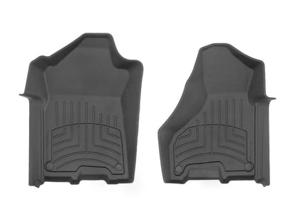 WeatherTech FloorLiner HP Front Floor Mats (Black): Ram 2500 & 3500 2019 - 2025 (w/Out PTO)