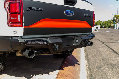 Addictive Desert Designs HoneyBadger Rear Bumper w/ 10in SR LED Mounts | Ford F-150 Raptor (17-20)