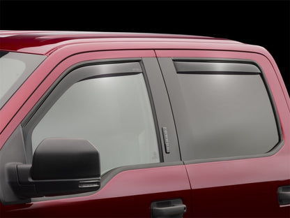 WeatherTech Front & Rear Side Window Deflectors | Ford F-150 (15-17, 18-20) / Raptor (17-20) (82765)