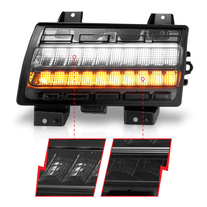 ANZO LED Smoke Side Marker Lights w/ Sequential Signal: Jeep Wrangler / Gladiator (07-26)