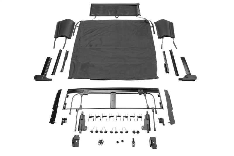 Rugged Ridge Voyager Fastback Soft Top - Black Diamond: Fits Most Jeep Gladiator Models (2018-2026)