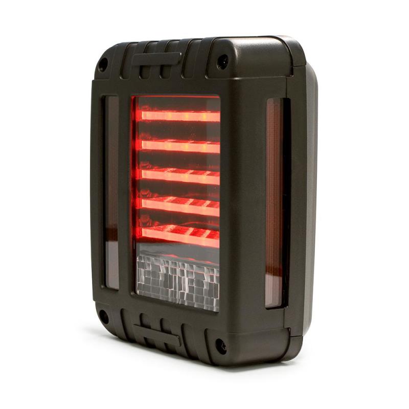 DV8 Offroad Octagon LED Tail Light: Jeep Wrangler JK 2007-2018