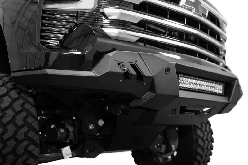 Addictive Desert Designs Black Label Front Bumper | Chevrolet Silverado 1500 (19-26) / Silverado ZR2 (22-26) (F140300010103)
