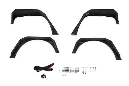 DV8 Offroad 2007-2018 Jeep Wrangler JK Slim Fender Flares | Jeep (FDJK-06)