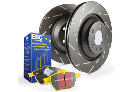 EBC S9KR1131 Yellowstuff Brake Pads & USR Slotted Rotors for 2011-2021 Chevy/GMC