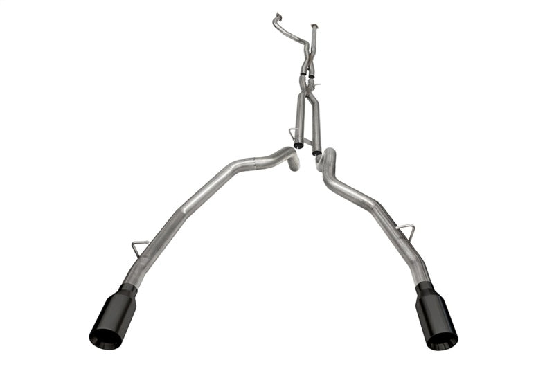 Corsa Baja Cat-Back Exhaust System (Black Tips): Ram 6.2L TRX 1500 2021 - 2024