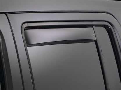 WeatherTech Rear Side Window Deflectors | Toyota Tacoma (05-15) Dark Smoke (81389)