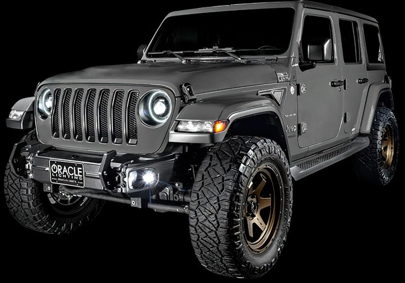 ORACLE Lighting Smoked Lens LED Front Sidemarkers: Jeep Wrangler (18-24) / Gladiator (20-24)