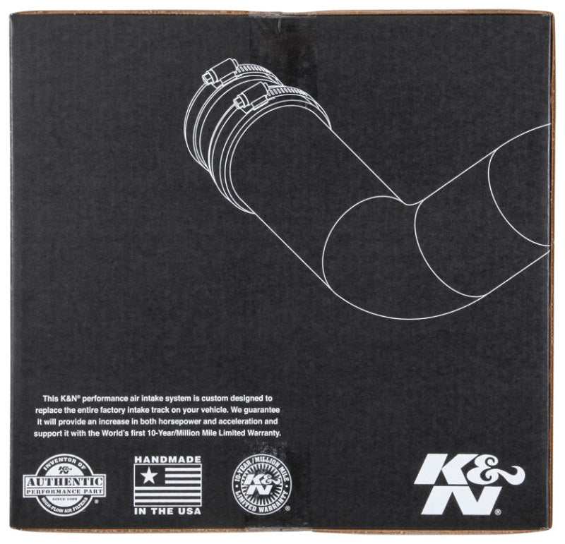 K&N 63 Series Cold Air Intake: Jeep Wrangler 2.0L Turbo 2019-2021
