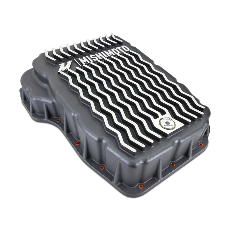 Mishimoto Cast Transmission Pan: Fits Dodge / Jeep (01-23) - Gunmetal Gray