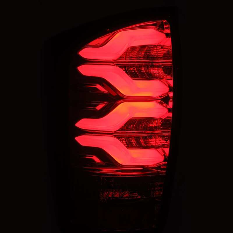 AlphaRex LUXX-Series LED Tail Lights Black-Red | Toyota Tacoma (16-23) (680000)