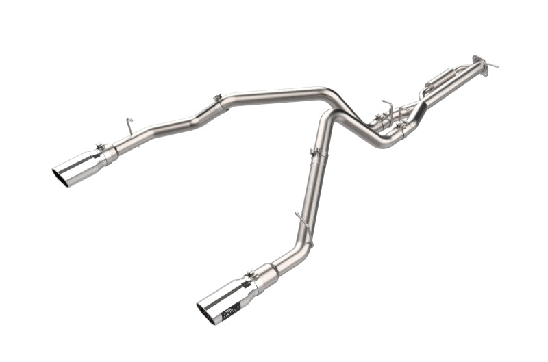 aFe Vulcan Series 3-3.5in SS Cat-Back Exhaust w/Dual 4.5in Tips | Ford F-150 Raptor (21-24) (49-33151-P)