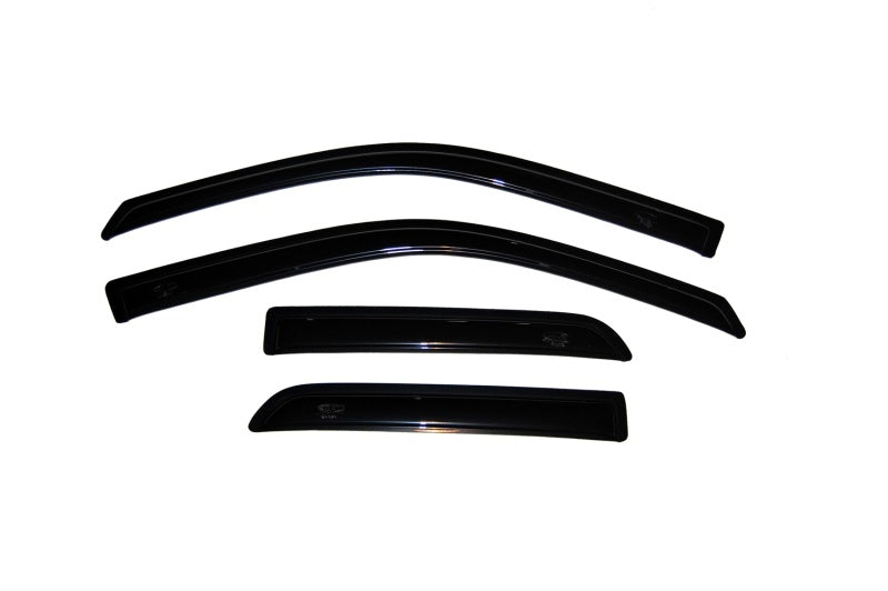 AVS Ventvisor Window Deflectors (4PC): Dodge Ram Quad Cab (09-18) - Smoke