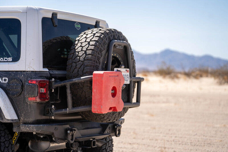 DV8 Offroad Body Mounted Tire Carrier | Jeep Wrangler JL (18-25) (TCJL-14)