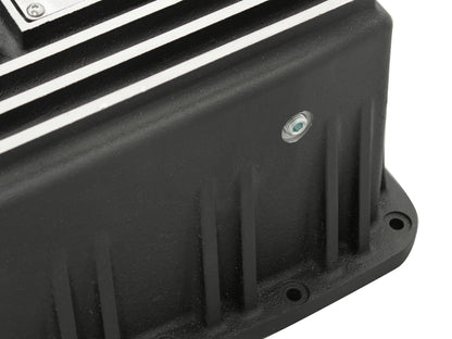 aFe Power Pro Series Transmission Pan Black w/ Machined Fins | Ford F-150 (09-14) (46-70172)