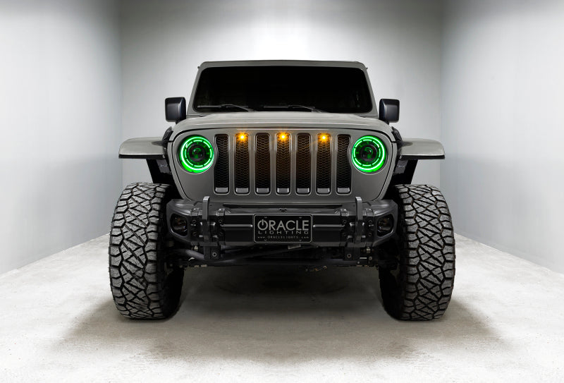 ORACLE Lighting Bi-LED Projector Headlights: Jeep Wrangler / Gladiator (18-24)